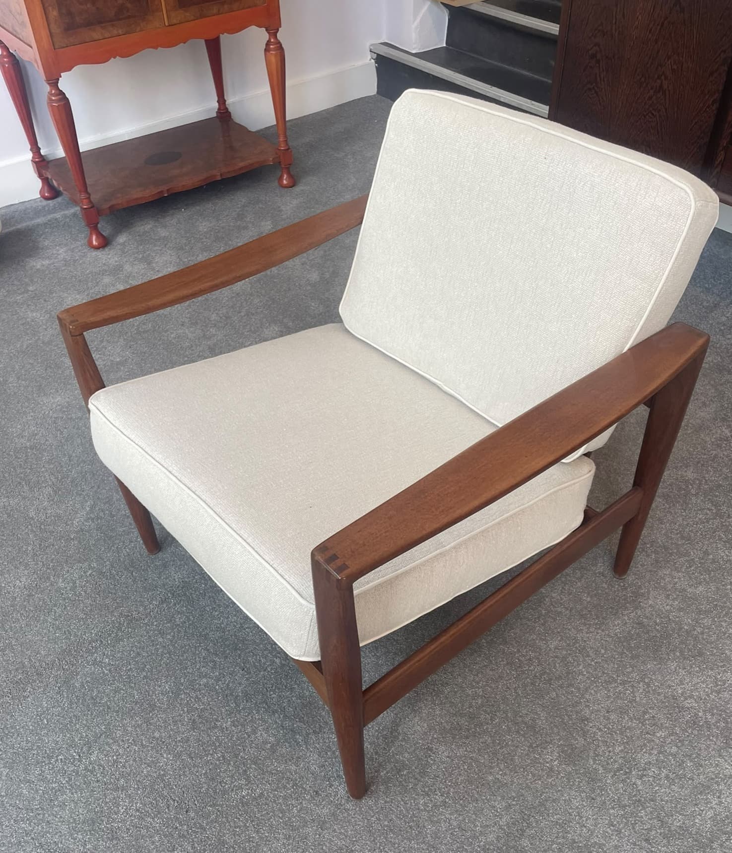 Paire de fauteuils danois, teck,, vers 1950 - 1960, Lars Easy par Niels Koefoed (1926 - 2012).