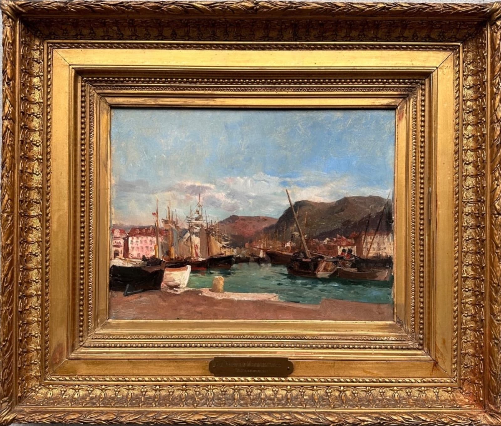 Le port de Nice, Dameron.