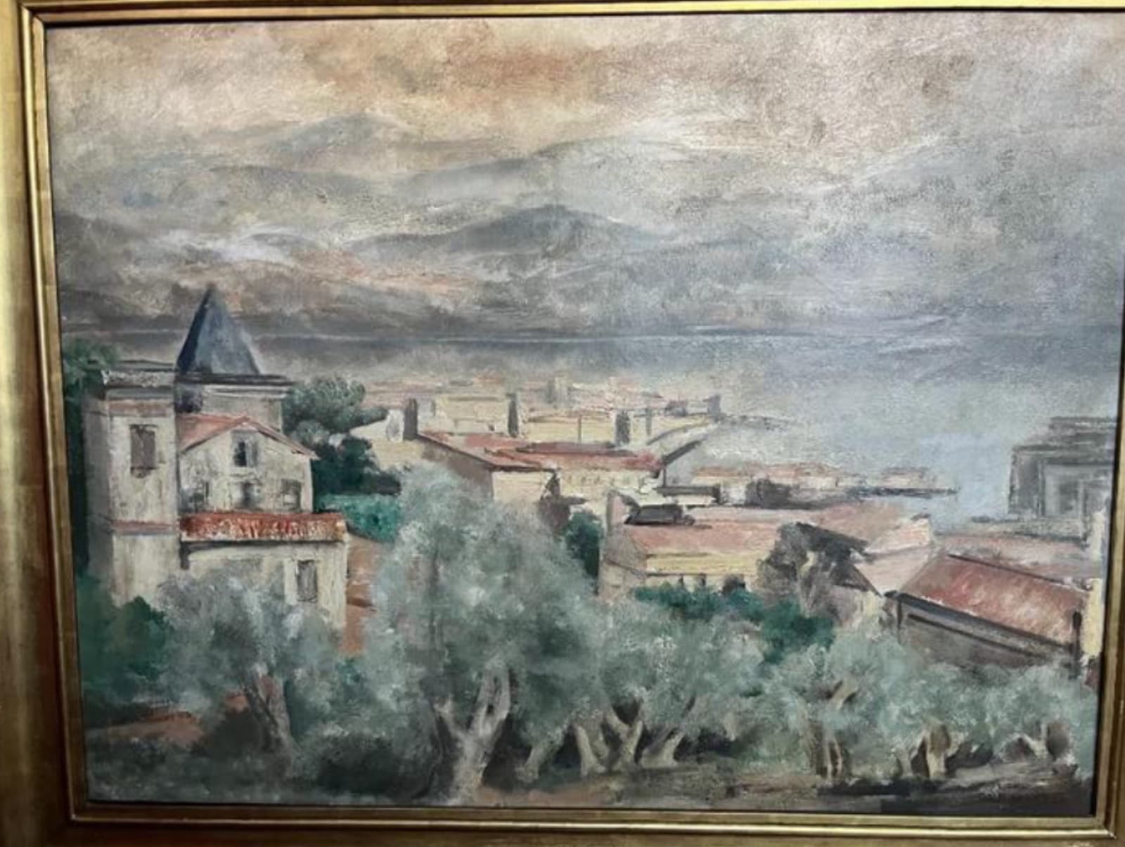 Baie d’Ajaccio, vers 1920, Paul Maas.