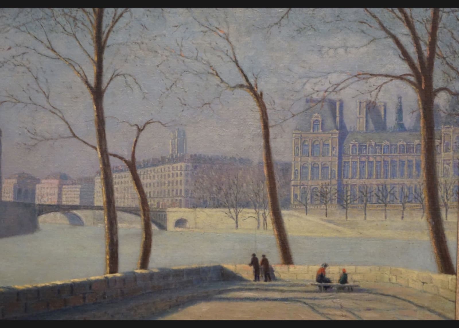 Paris, l’hôtel de ville et la Seine, Jan van Loo.