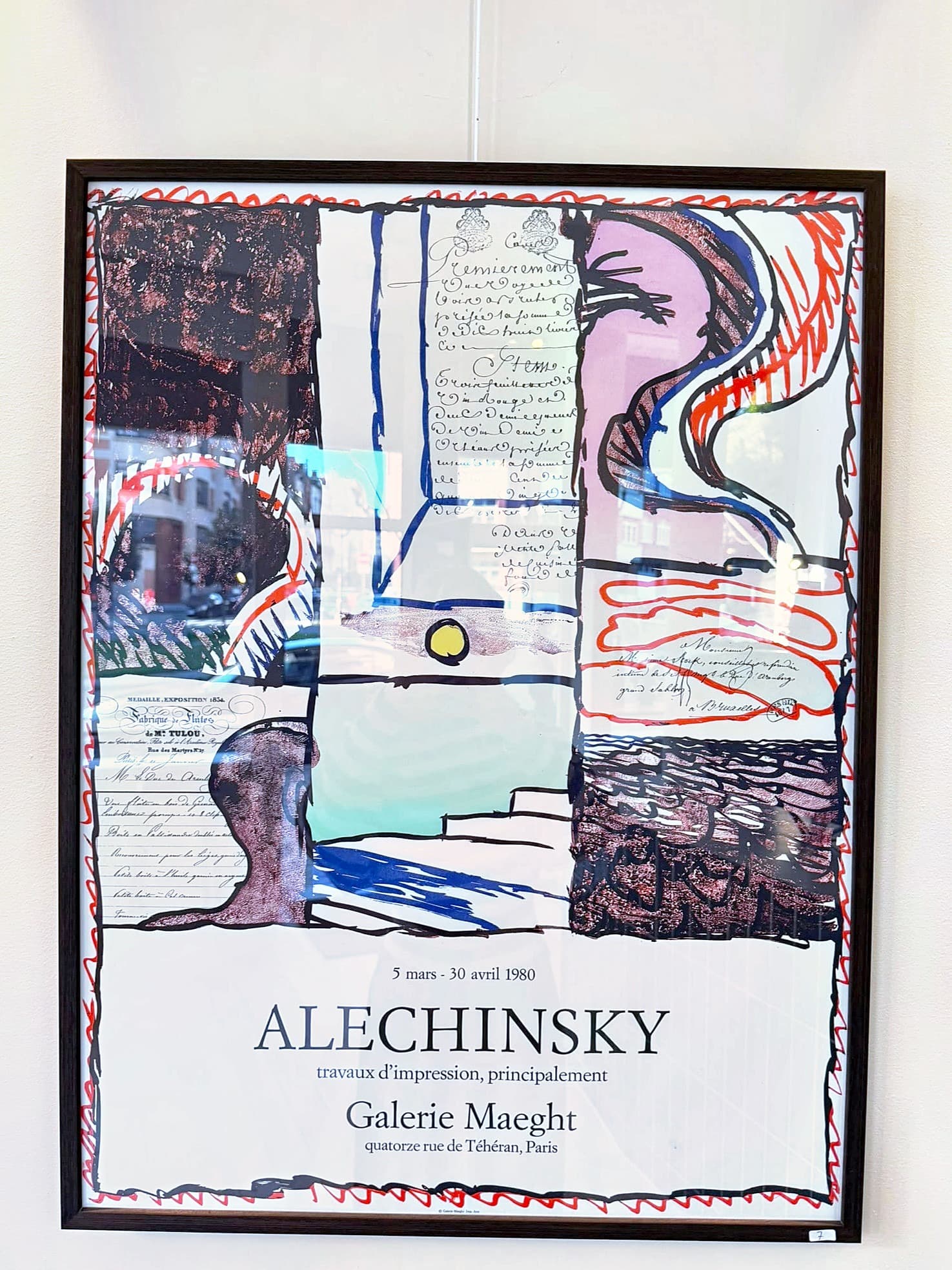 Affiche - Galerie Maeght, Pierre Alechinsky (1927).