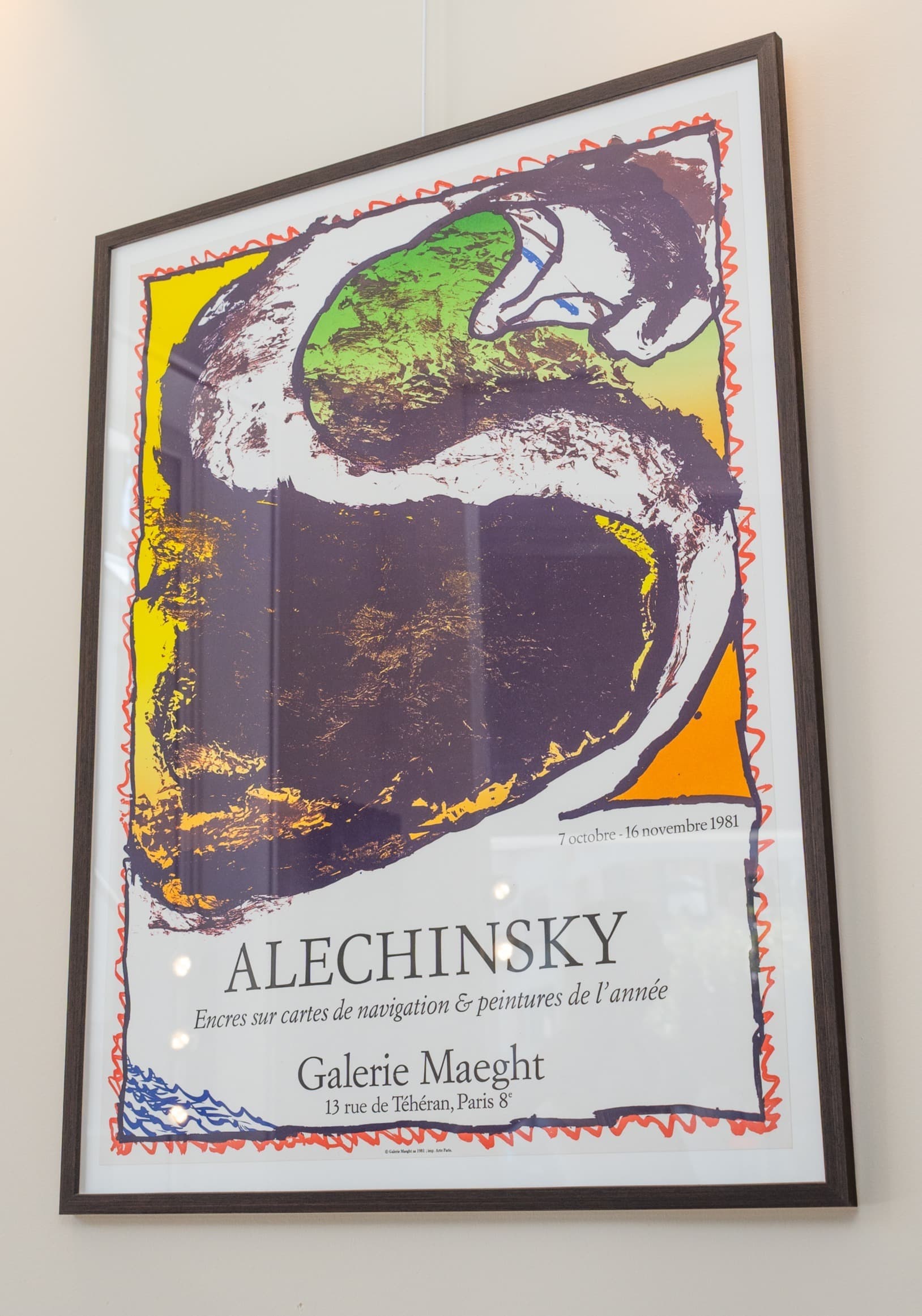 Affiche - Galerie Maeght, Pierre Alechinsky (1927).