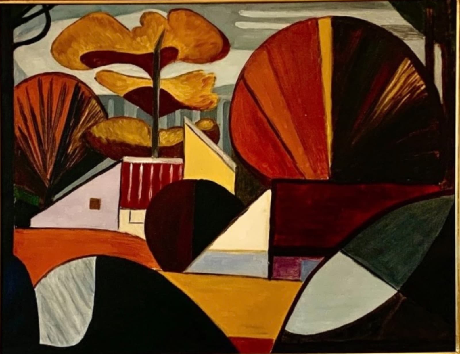 Paysage fantastique, Jean Boquet.