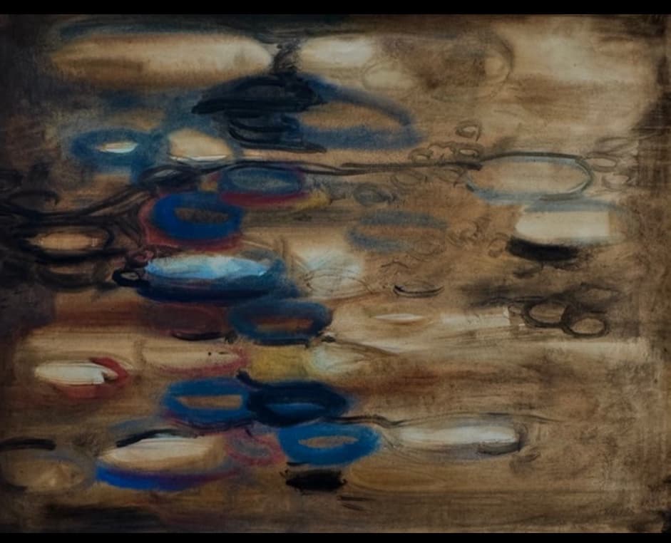 Abstraction, jeux d’eau numéro 10, circa 1955-1960, René Mels.