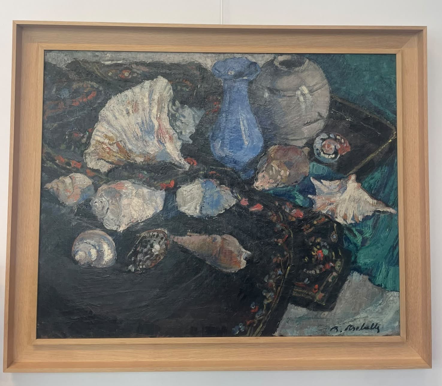 Nature morte aux coquillages, Strebelle rodolphe.
