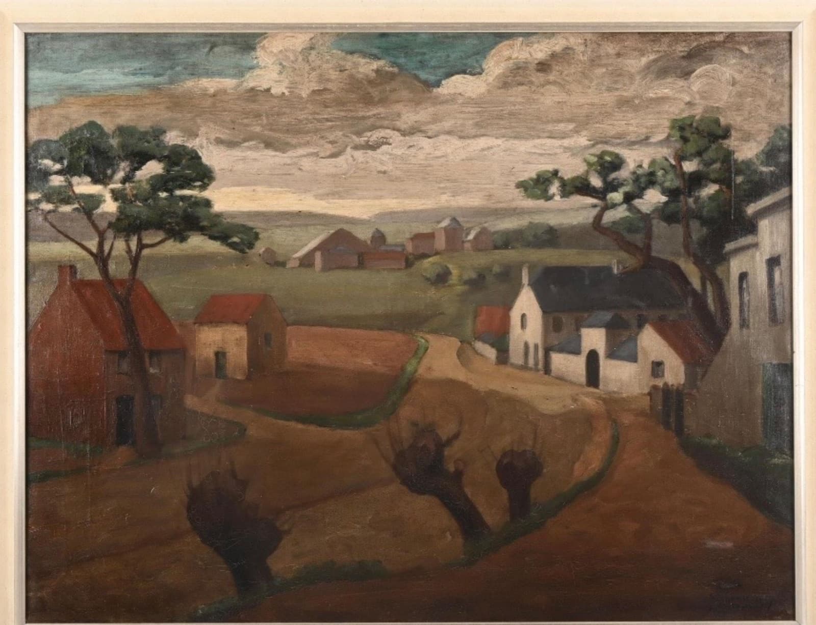 Paysage de campagne, Alphonse Logelain.